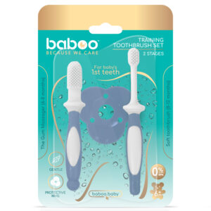 Set de Cepillos de Dientes para Bebé, 6+ m - Blue Haze