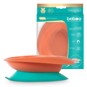 Bol UFO con Ventosa, 6+ m - Melocotón